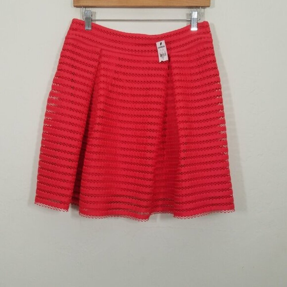 NWT Express Skirts Red Size 8
